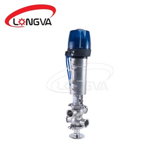 Intelligent pneumatic anti-mixing valve