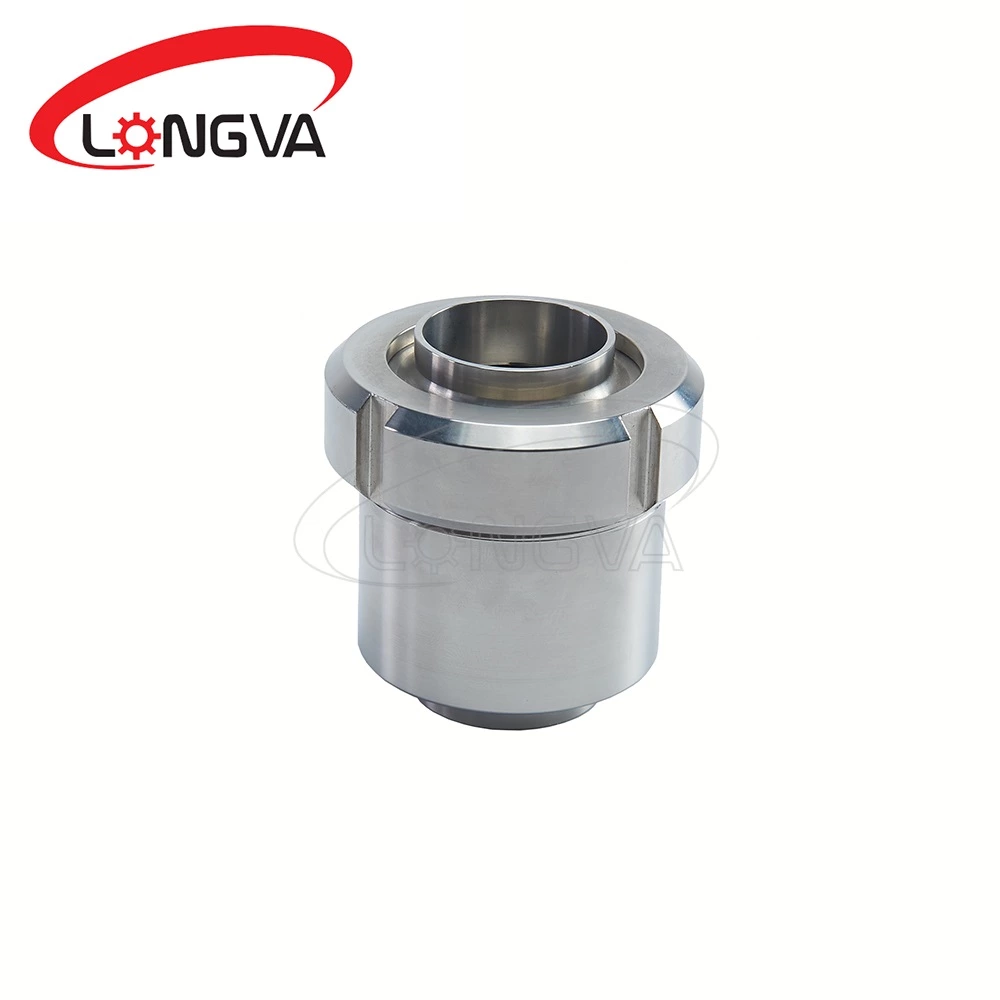 Sanitary union type welded check valve