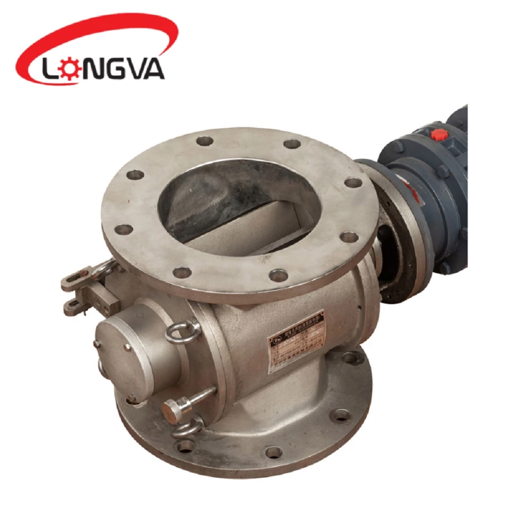 Airlock rotary valve