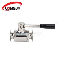 Santiary Stainless Steel Direct Way Ball Valve
