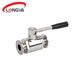 Santiary Stainless Steel Direct Way Ball Valve