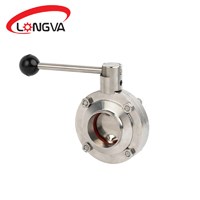 Sanitary Manual Welded＆Clamped Butterfly Valve