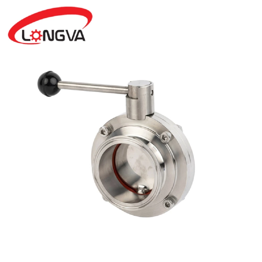 Sanitary Manual Welded＆Clamped Butterfly Valve
