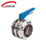 Sanitary Stainless Steel 3PC Butterfly Valve
