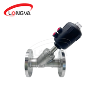 Pneumatically Flanged Angle Seat Valve