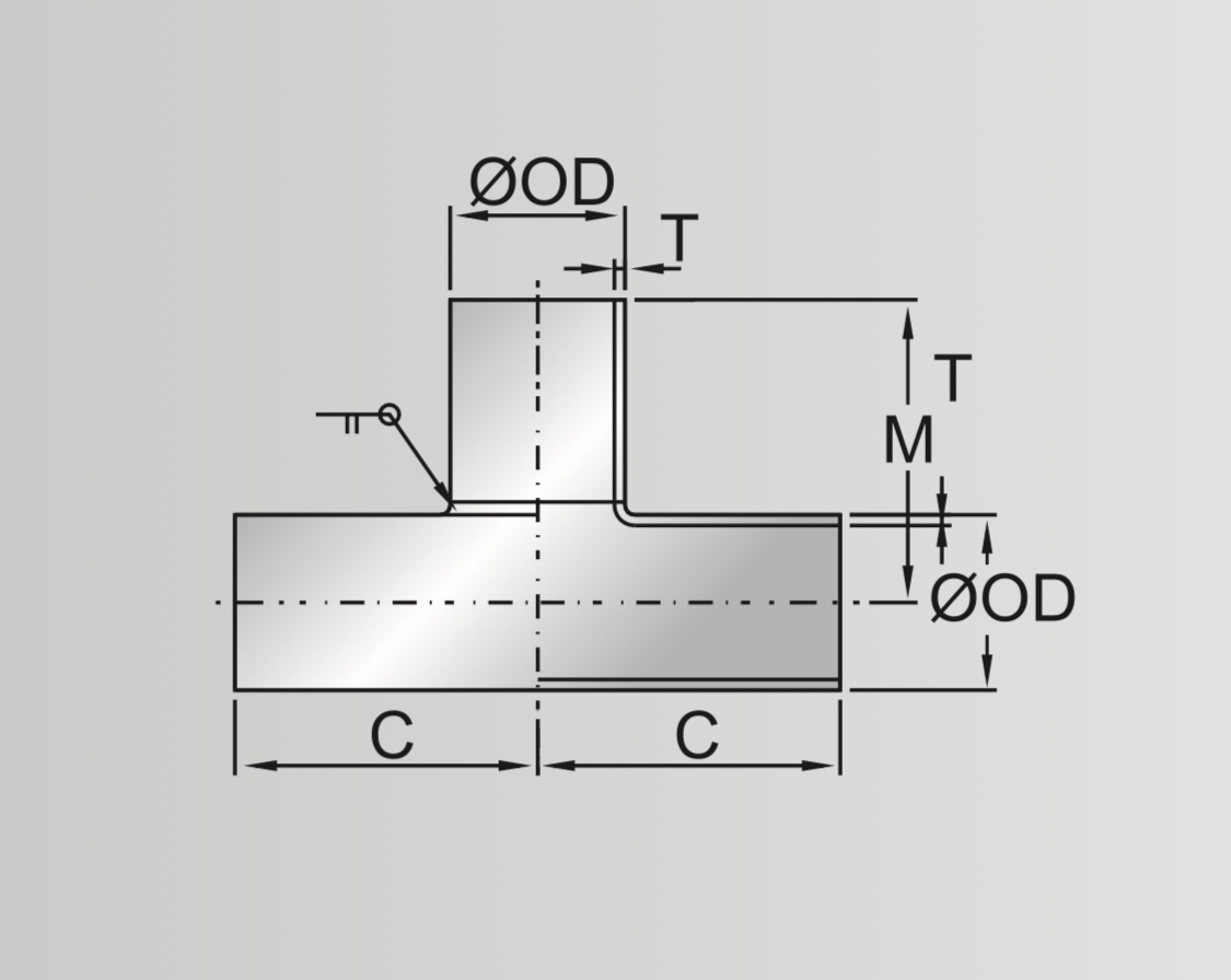 Welded Equal Tee