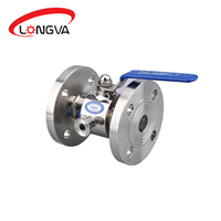 Sanitary Manual Ball Valve Flange End