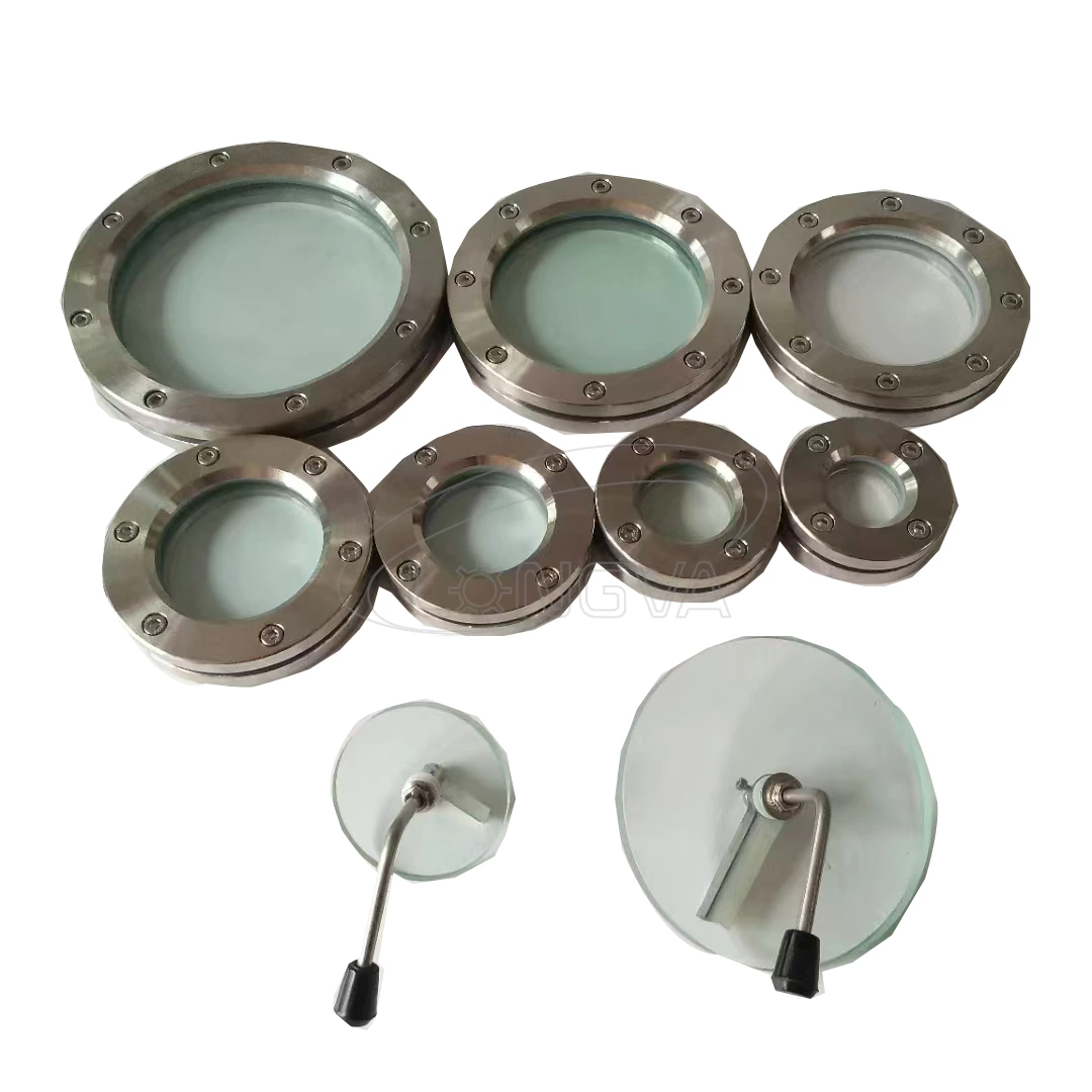 Flange Sight Glass with Brush