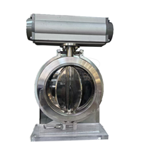 Sanitary Tank Bottom Discharge Butterfly Valve