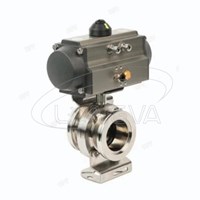 Vacuum ISO Pneumatic Butterfly Valve