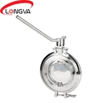 Sanitary Tank Bottom Discharge Butterfly Valve