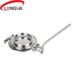 Sanitary Tank Bottom Discharge Butterfly Valve