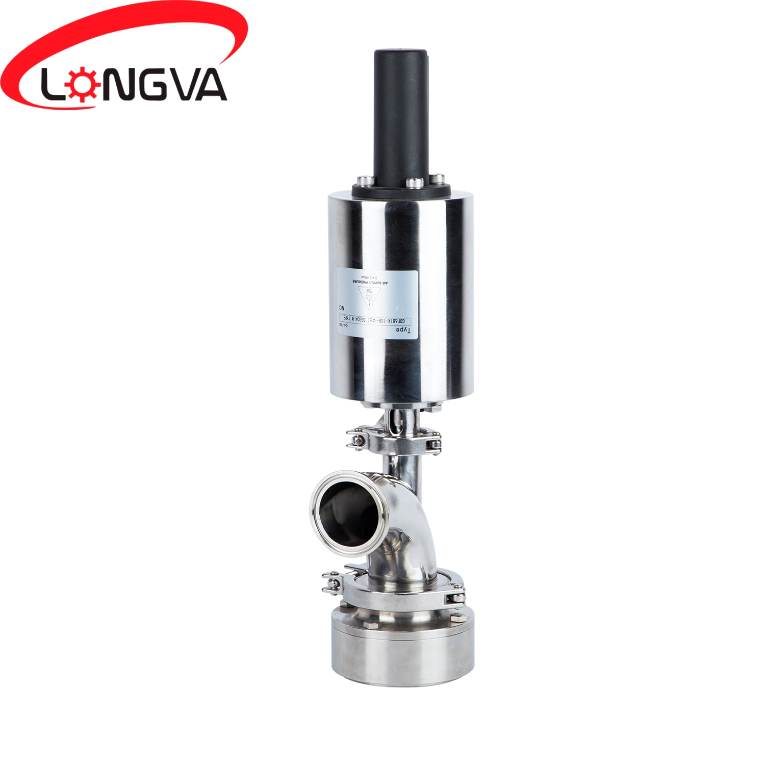 Elbow Type Pneumatic Tank Bottom Valve