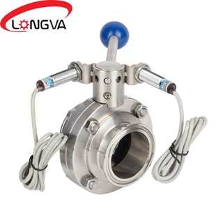 Sanitary Butterfly Valve with Proximity Switch