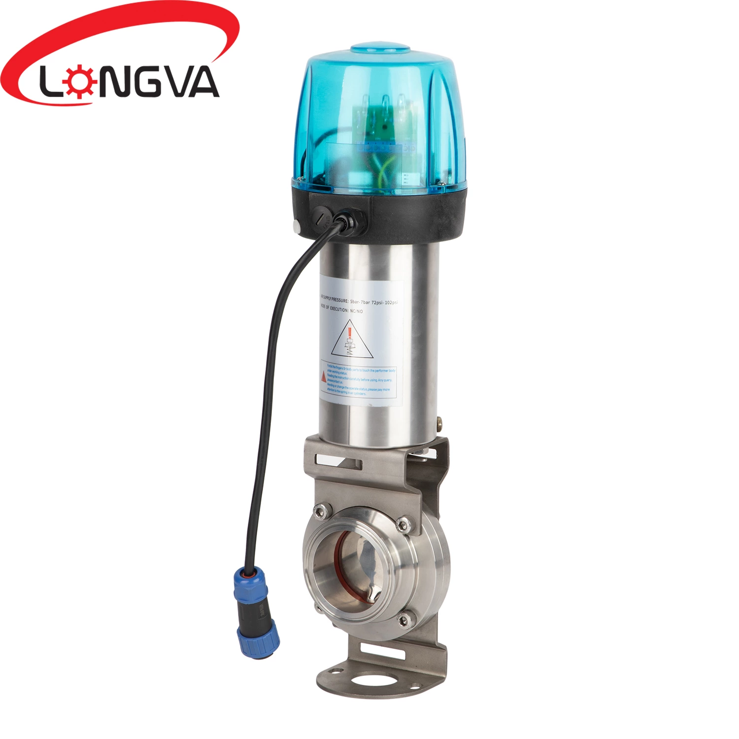 Pneumatic Butterfly Valve with Intelligent Actuator