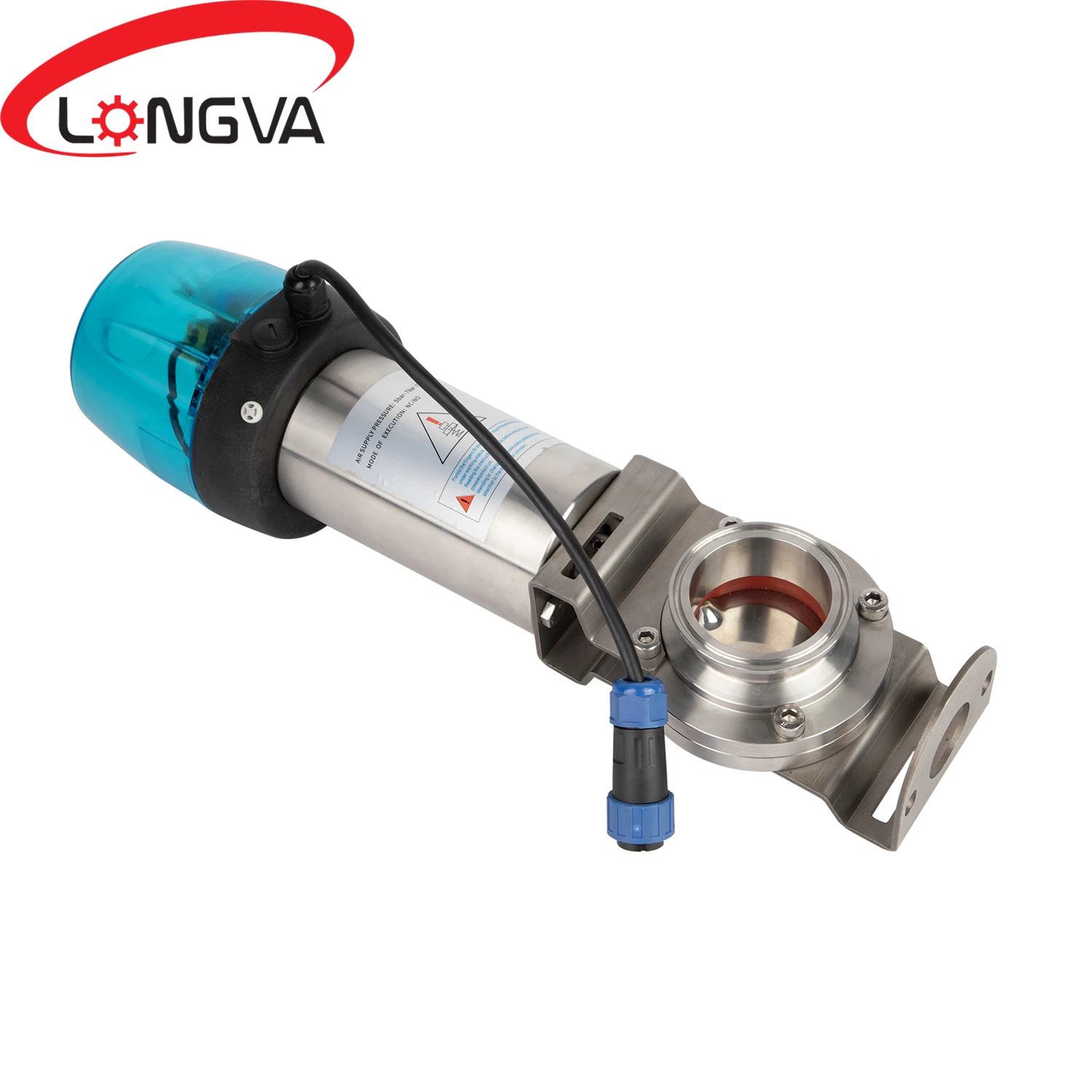 Pneumatic Butterfly Valve with Intelligent Actuator