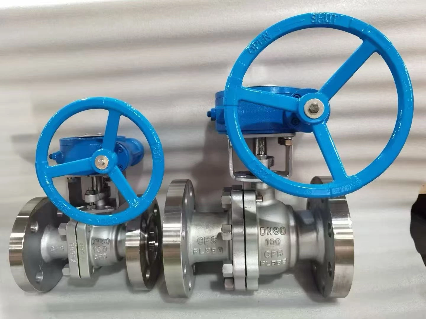 Flanged Ball Valve, Turbine Handwheel