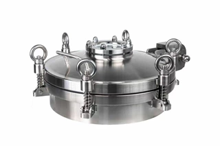 Pressure  Round Manhole with Flange Sight Glass